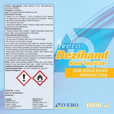 Dezihand 1000ml (Label Dezihand Hand Sanitizer (1))